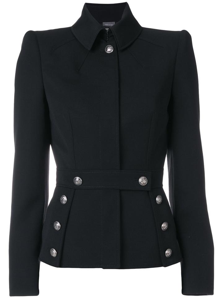 Alexander Mcqueen Military Jacket - Black