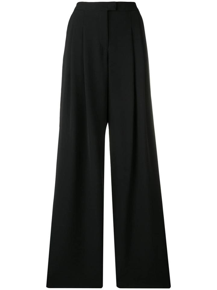 Giorgio Armani High-waist Wide Leg Trousers - Black