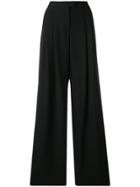 Giorgio Armani High-waist Wide Leg Trousers - Black