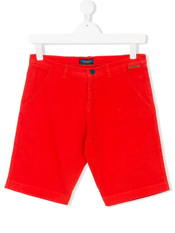 Aston Martin Kids Teen Classic Shorts - Red