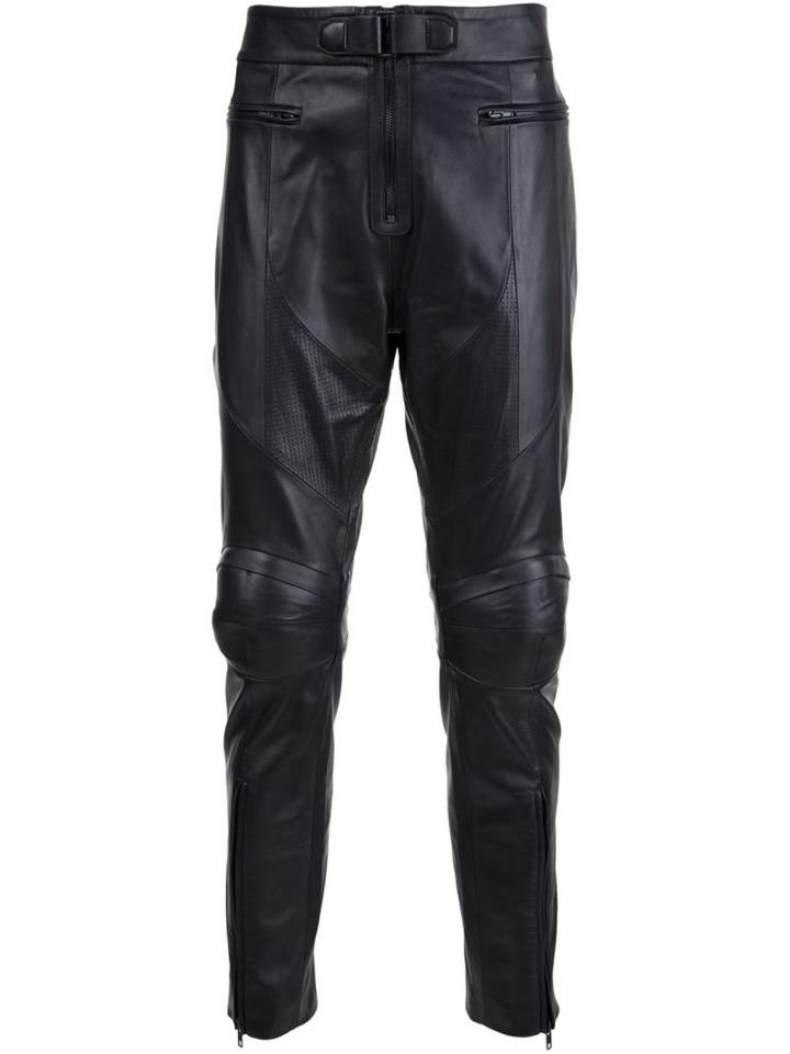 Juun.j Leather Trousers, Men's, Size: 50, Black, Leather