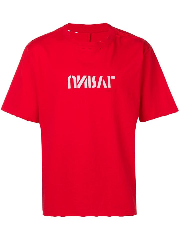 Unravel Project Slogan Print T-shirt - Red
