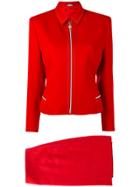 Versace Vintage Two-piece Suit - Red