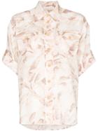 Zimmermann Safari Print Short-sleeved Shirt - Pink