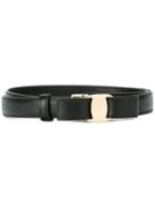 Salvatore Ferragamo 'vara' Belt, Women's, Size: 95, Black, Calf Leather