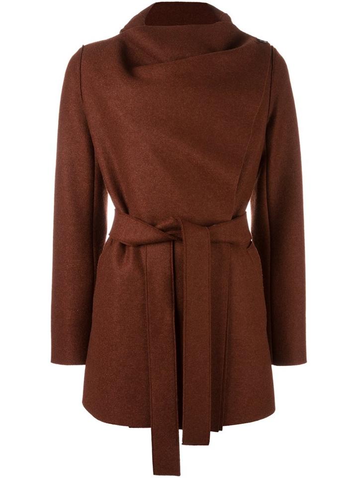 Harris Wharf London Belted Short Coat
