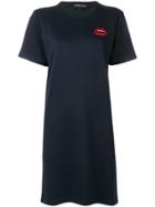 Markus Lupfer Logo T-shirt Dress - Blue