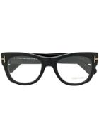 Tom Ford Eyewear Chunky Rectangular Glasses - Black