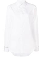 Alexander Mcqueen Zipped Sleeve Shirt - White