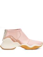 Fendi Ffluid High-top Sneakers - Pink