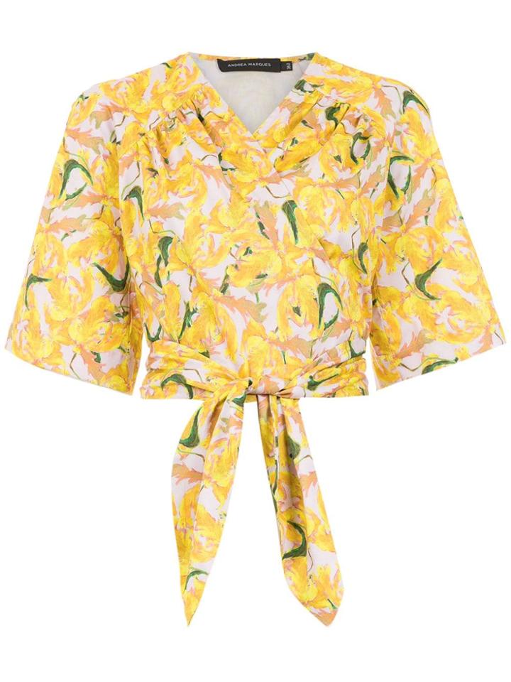 Andrea Marques Cachecoeur Cropped Top - Pink