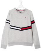 Tommy Hilfiger Junior Contrast Logo Sweatshirt - Grey