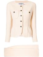 Chanel Pre-owned Single-breasted Two-piece Suit - Yellow