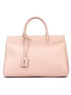 Saint Laurent Medium Rive Gauche Tote, Women's, Pink/purple, Calf Leather/artificial Leather
