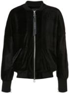 Daniel Patrick - Velour Bomber Jacket - Men - Cotton/polyester - S, Black, Cotton/polyester