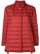 Ermanno Scervino Button Padded Jacket - Red