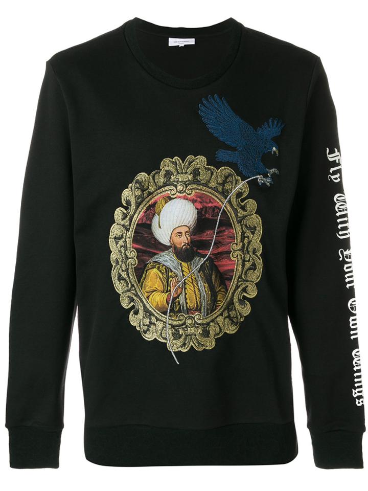 Les Benjamins Embroidered Sweatshirt - Black