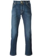 Jacob Cohen Slim Fit Jeans, Men's, Size: 32, Blue, Cotton/spandex/elastane