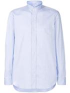 Salvatore Piccolo Band Collar Shirt - Blue