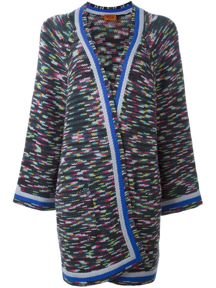 Missoni Cashmere Patterned Cardigan, Women's, Size: 42, Cashmere