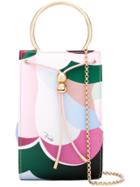 Emilio Pucci Metallic Handle Clutch - Pink