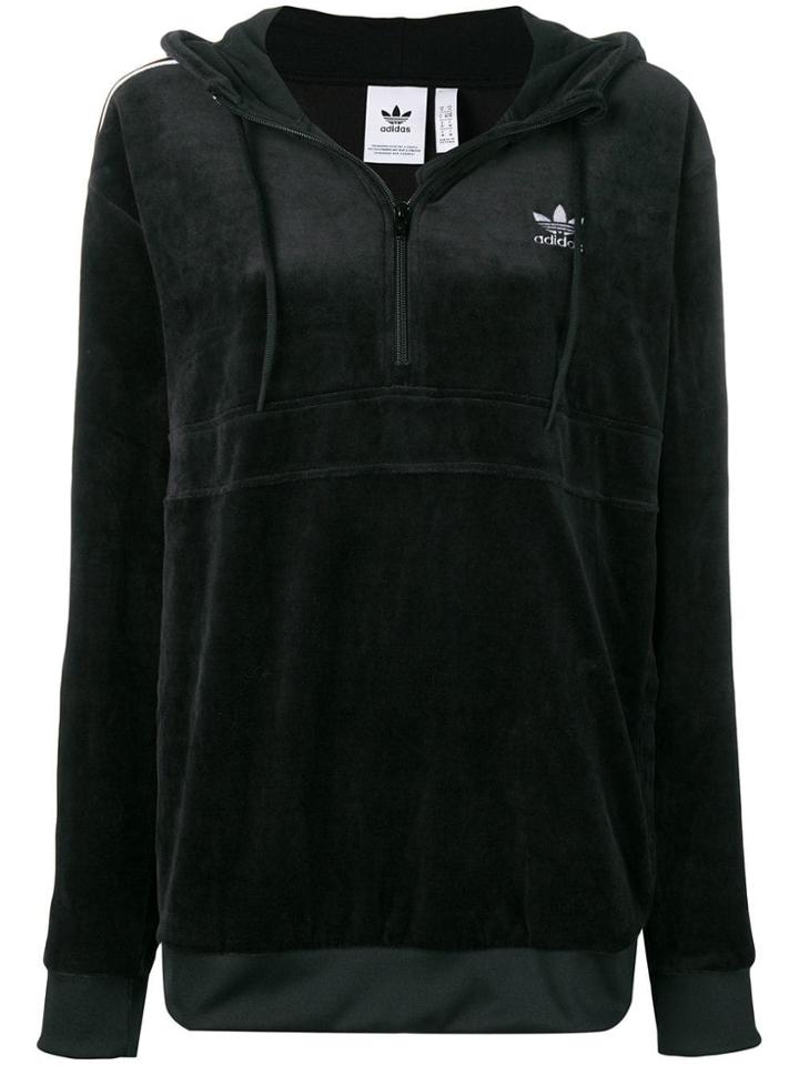 Adidas Cozy Half-zip Hoodie - Black
