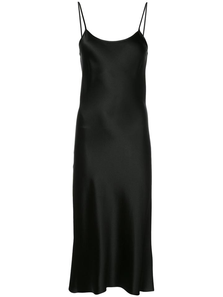 Voz Liquid Midi Dress - Black