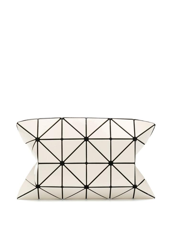 Bao Bao Issey Miyake Two Tone Prism Clutch - White