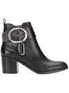 Dkny Wrap Buckled Boots - Black