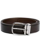 Dolce & Gabbana Classic Belt, Men's, Size: 95, Brown, Calf Leather