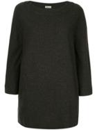 Hermès Pre-owned 1997-2003 Cashmere Boxy Mini Dress - Grey