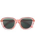 Céline Eyewear Clear Frame Sunglasses - Pink & Purple