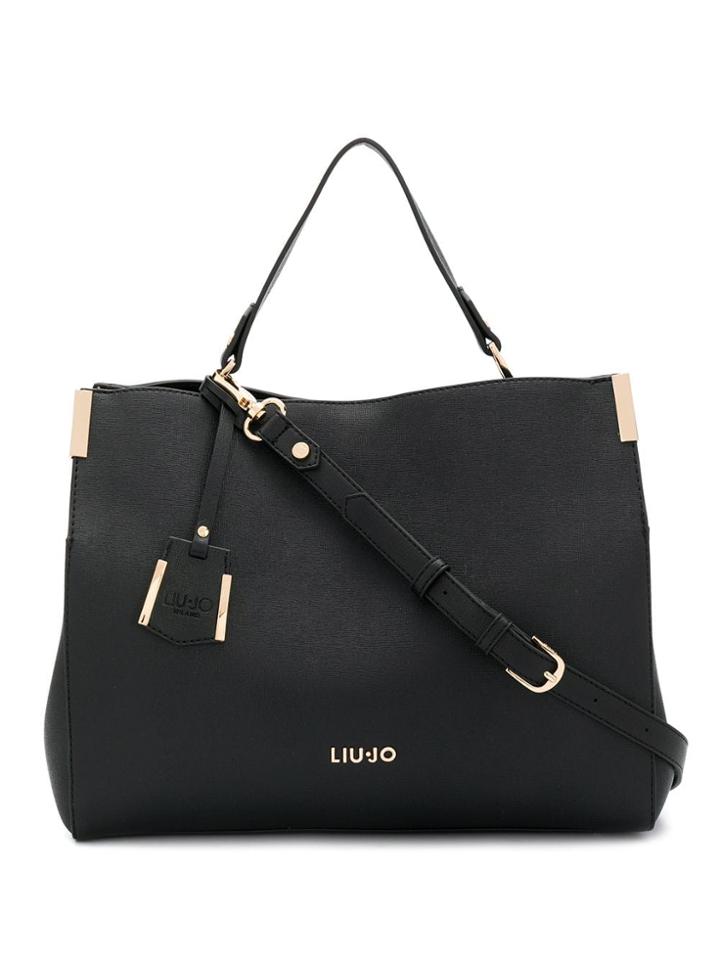 Liu Jo Logo Plaque Tote - Black