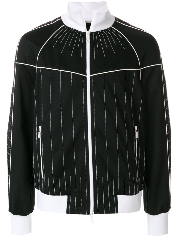 Valentino Loose Bomber Jacket - Black