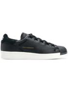 Y-3 Logo Lace-up Sneakers - Black