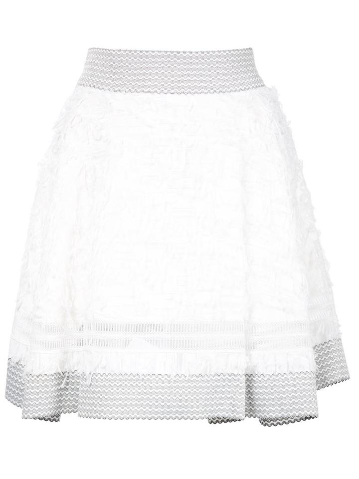 Jonathan Simkhai Frayed A-line Skirt