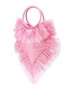 The Vampire's Wife Ruffled Tulle Shoulder Bag - Pink