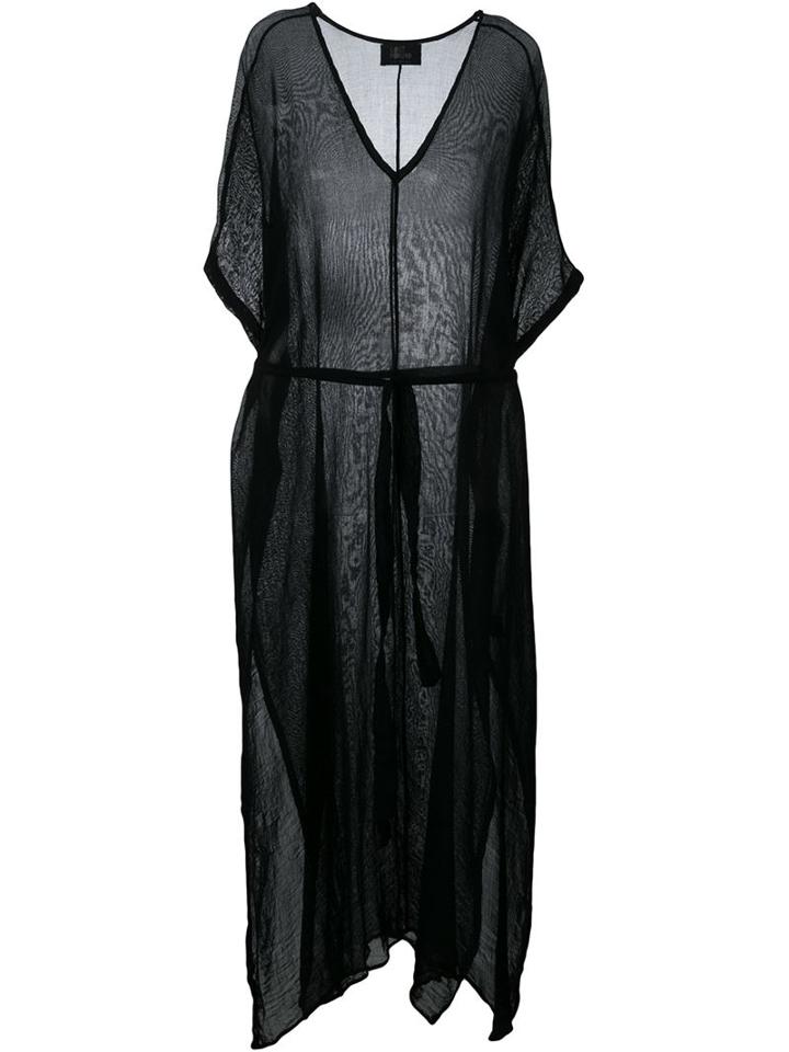 Lost & Found Ria Dunn Long Kaftan Dress, Women's, Size: Xs, Black, Cotton