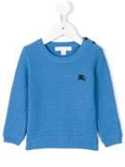 Burberry Kids - Chunky Jumper - Kids - Cotton - 18 Mth, Toddler Boy's, Blue