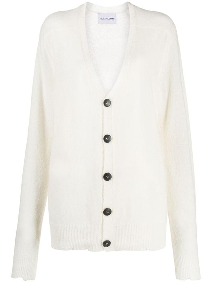 Riccardo Comi Slouchy Cardigan - White