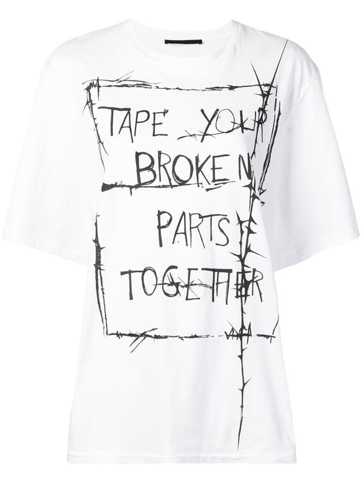 Haider Ackermann Oversized T-shirt - White