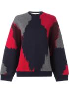 Marni Colour Block Sweatshirt, Women's, Size: 40, Cotton/polyamide/wool