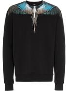 Marcelo Burlon County Of Milan Wings Print Sweatshirt - Black