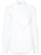 Lanvin Ruffle Bib Shirt - White