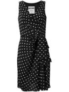 Moschino - Polka-dot Shift Dress - Women - Silk/viscose - 42, Black, Silk/viscose