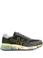 White Premiata Mick Low-top Sneakers - Black