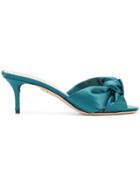Charlotte Olympia Lola Satin Sandals - Blue