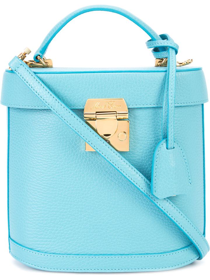 Mark Cross - Box Crossbody Bag - Women - Leather - One Size, Women's, Blue, Leather