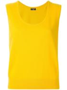 Chanel Pre-owned Cashmere Sleeveless Top - Yellow