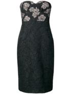 Kenzo Vintage Floral Patterned Midi Dress - Black